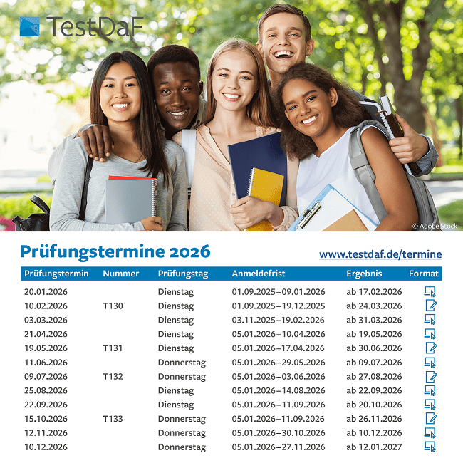TestDaF_Terminkarte_2026 Sepano Educational Center