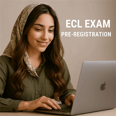 پیش پرداخت هزینه آزمون ECL B1 رشت ۱۳ مرداد